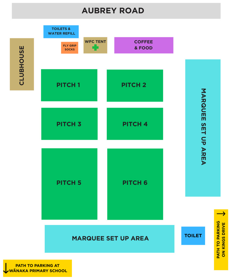 Tournament field layout