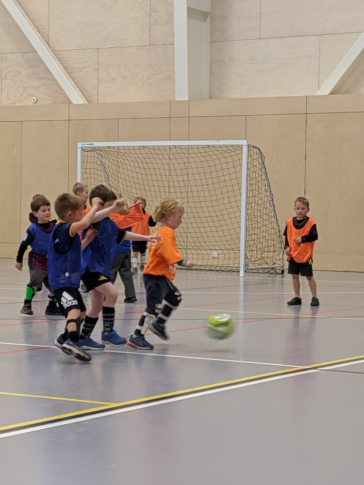 Youth Playing Futsal